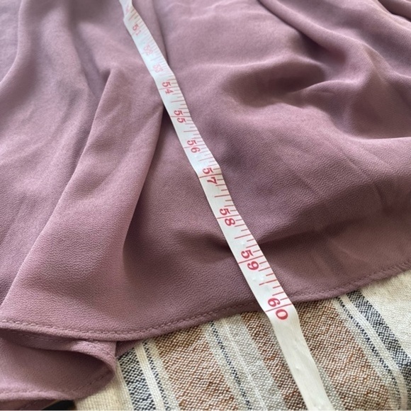 Show Me Your Mumu Antique Rose Chiffon Caitlin Ruffle Maxi Dress L - Picture 11 of 15